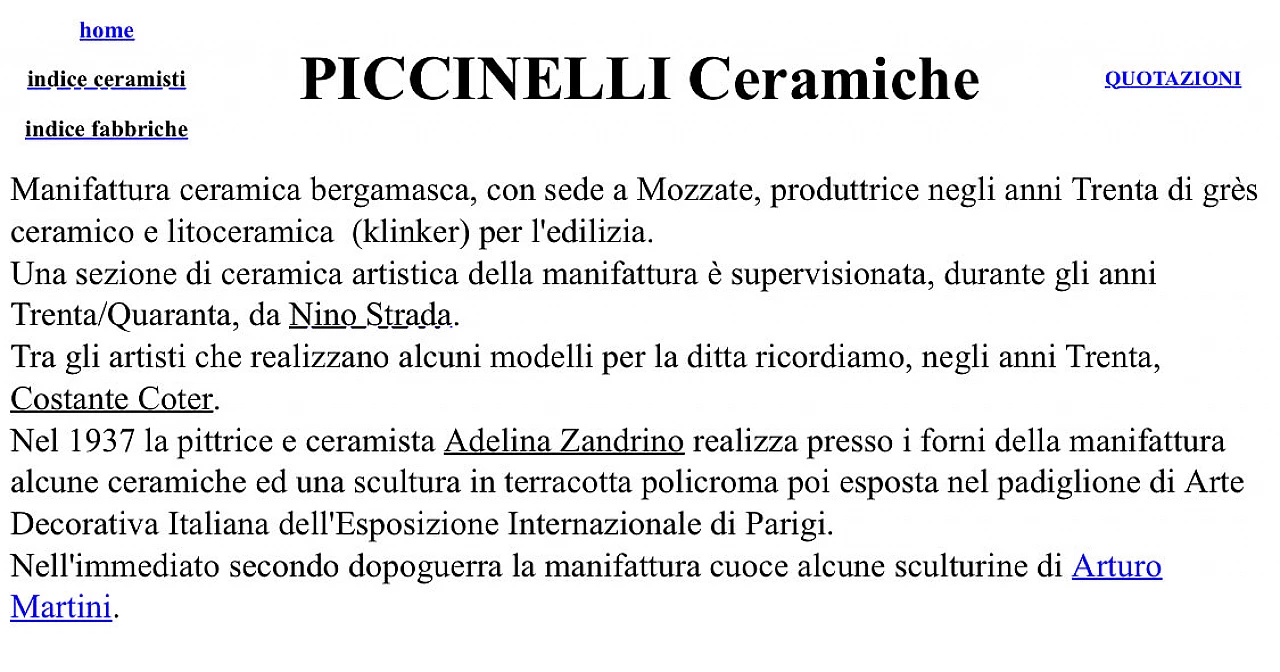 Scultura in litoceramica di Piccinelli Bergamo 8