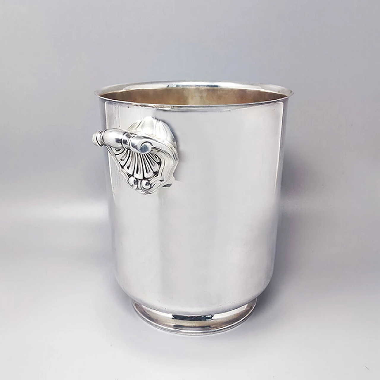 Ormessin silver plated ice bucket by Christofle, 1950s 2