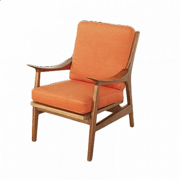 Nordic armchair in the style of Finn Juhl, 1960s