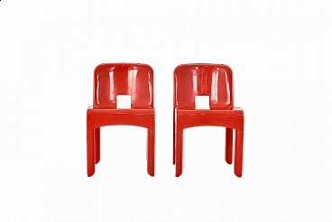 Pair of chairs 4867 by Joe Colombo for Kartell, 1970s