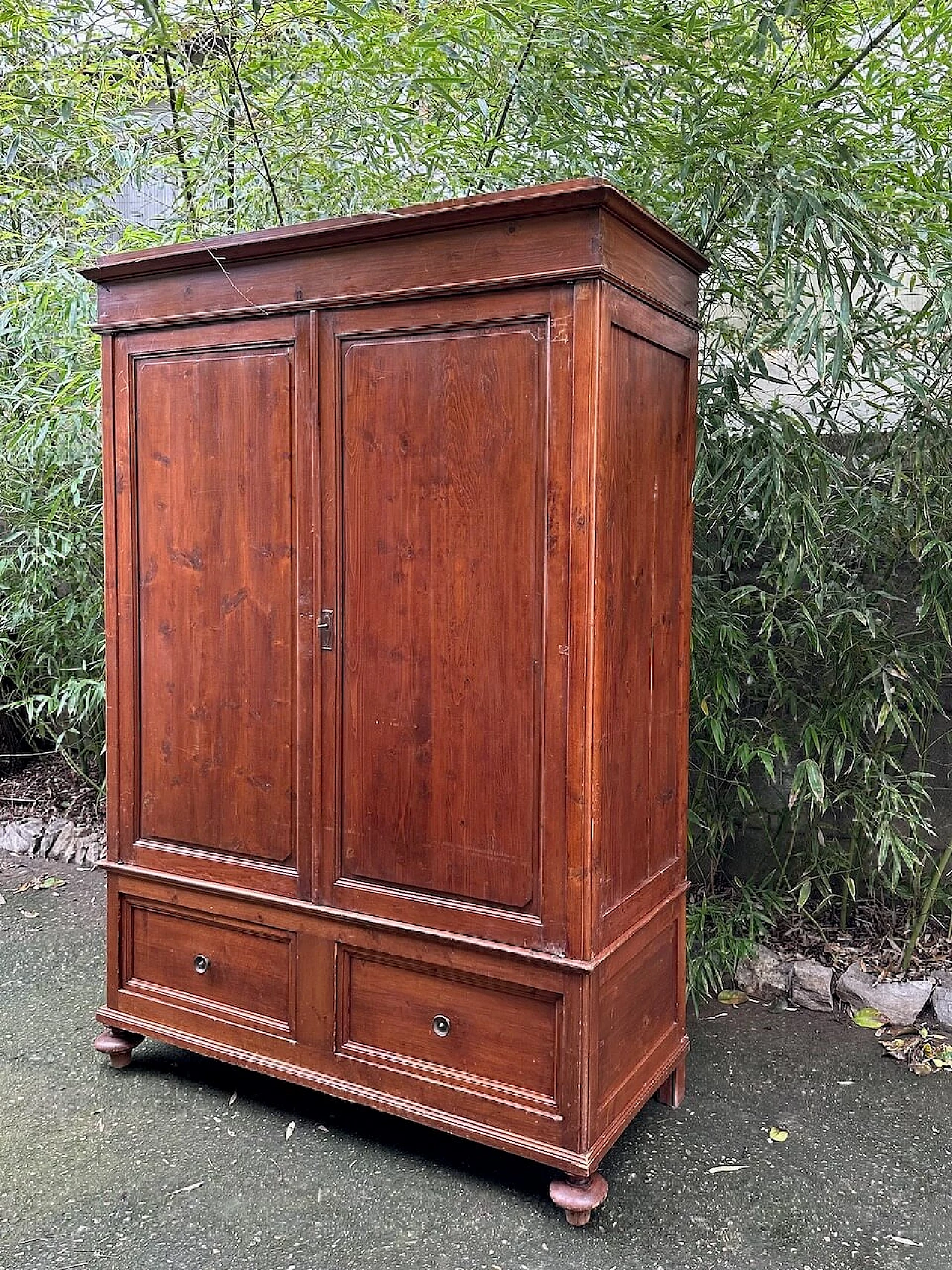 Armadio in abete biondo, fine '800 1