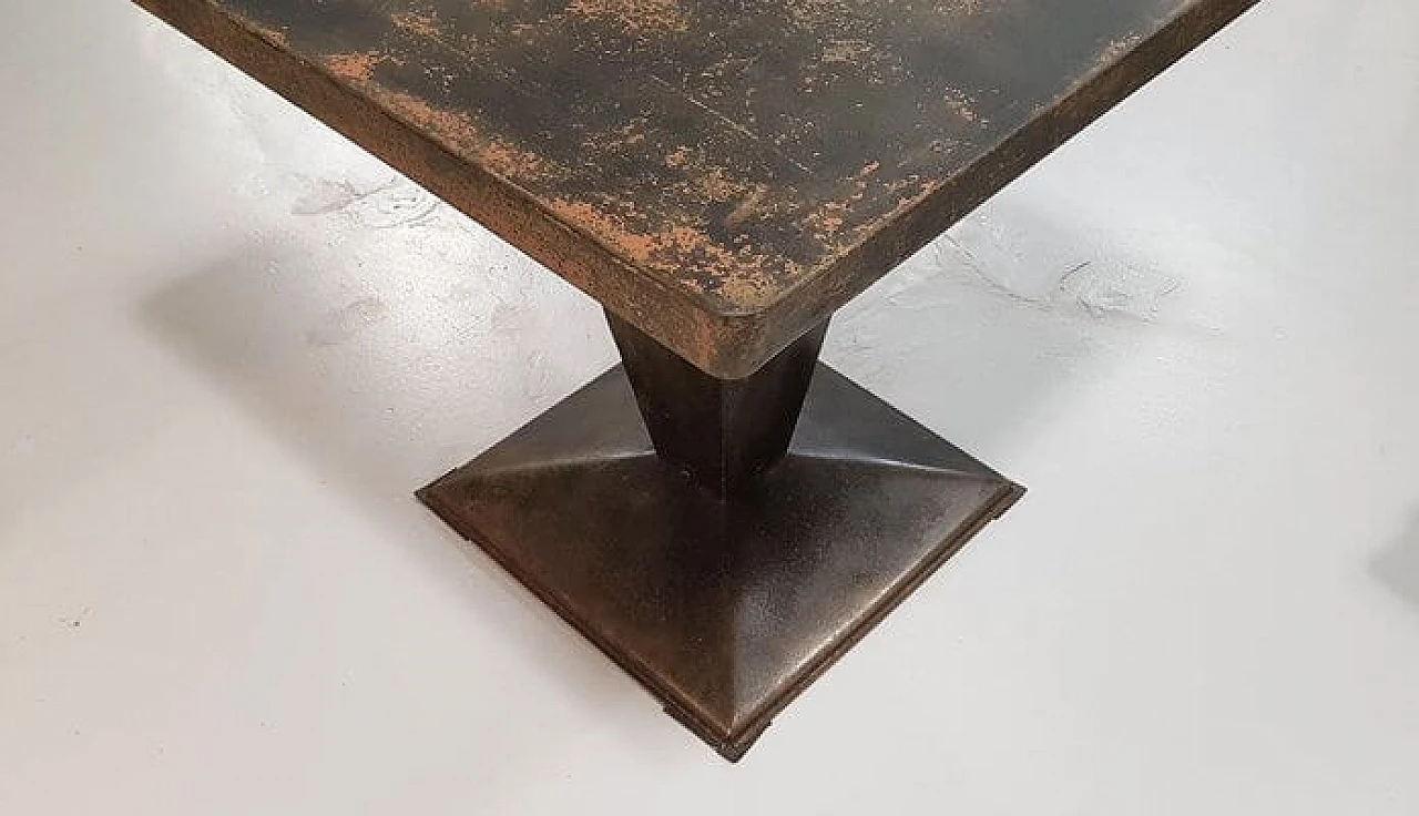 Kub side table attributed to Xavier Pauchard for Tolix, 1940s 4