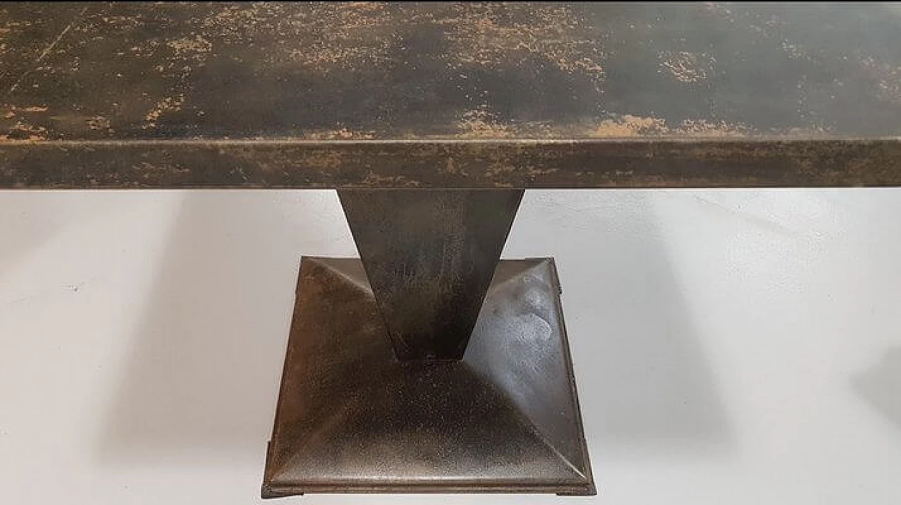 Kub side table attributed to Xavier Pauchard for Tolix, 1940s 7