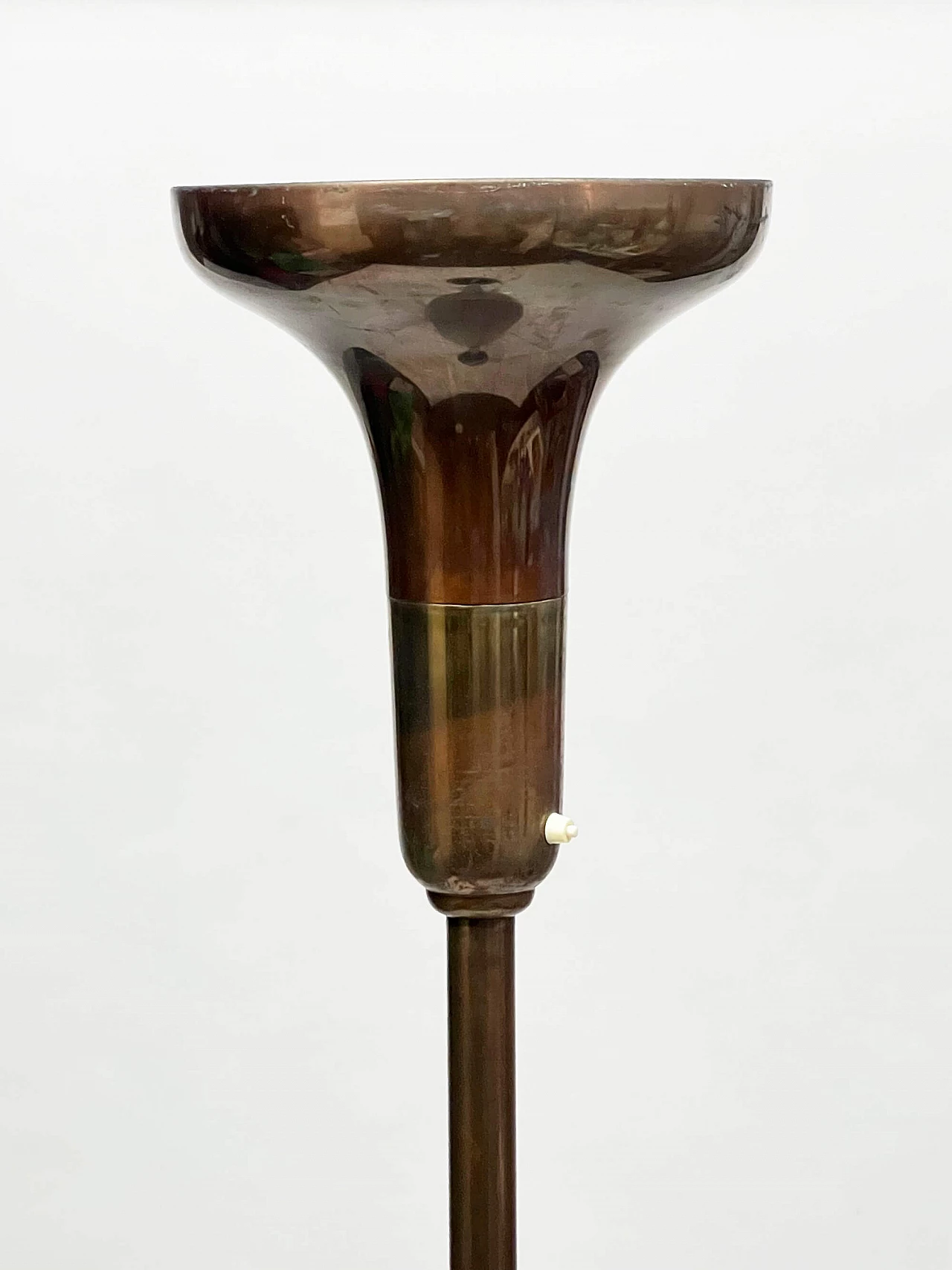 Alfa floor lamp in burnished brass by Luminator, 1930s 3
