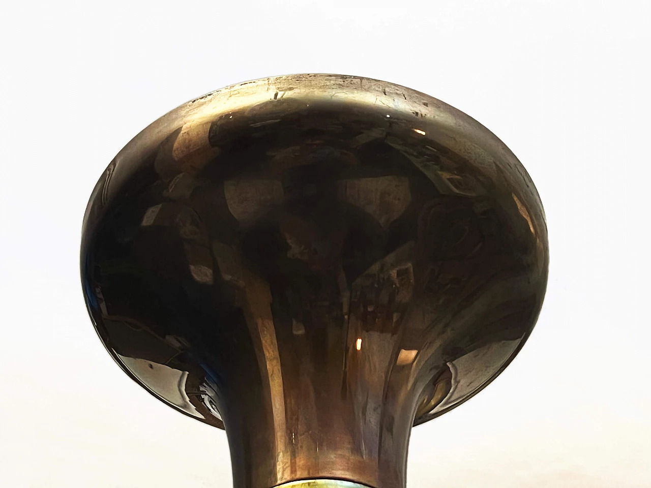 Alfa floor lamp in burnished brass by Luminator, 1930s 10