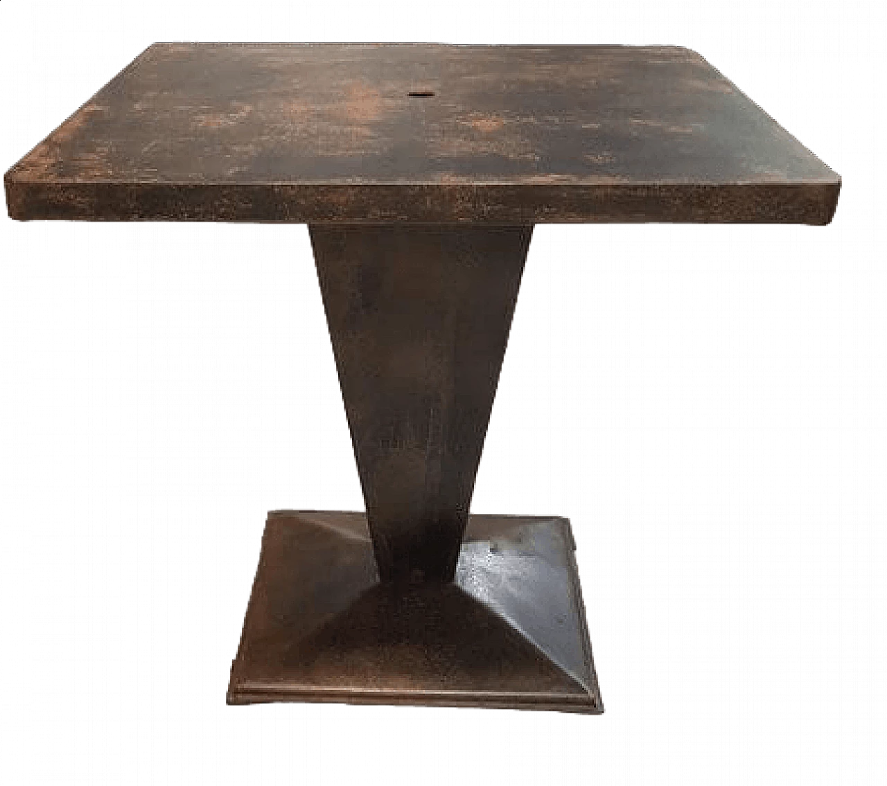 Kub side table attributed to Xavier Pauchard for Tolix, 1940s 8