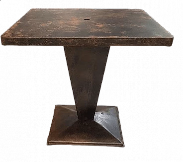 Kub side table attributed to Xavier Pauchard for Tolix, 1940s