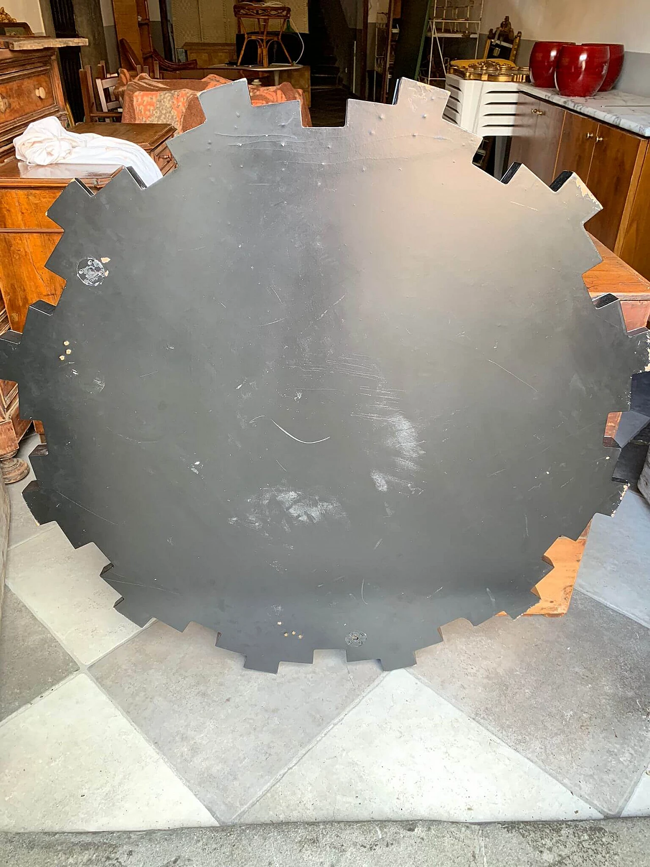 Art Deco style sun-shaped wall mirror 1