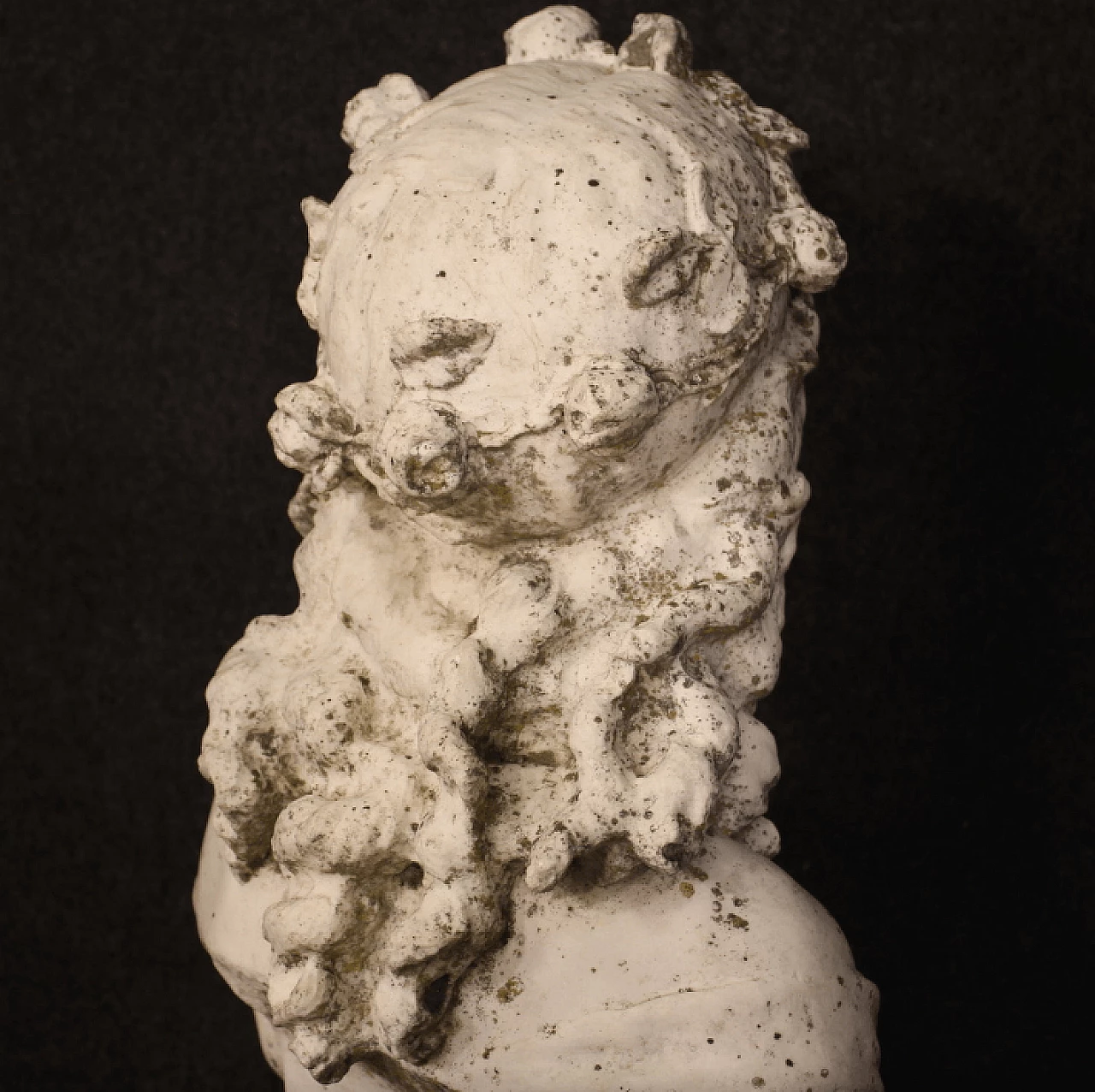 Serafino Ramazzotti, mezzobusto femminile, scultura in marmo, inizio '900 29