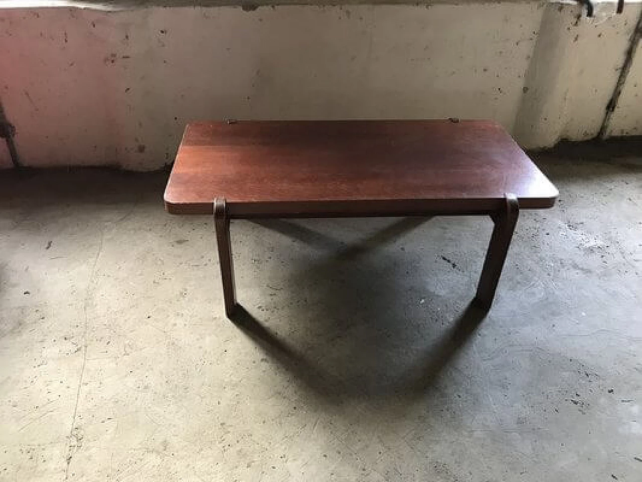 Hungarian wood coffee table, 1970s 1