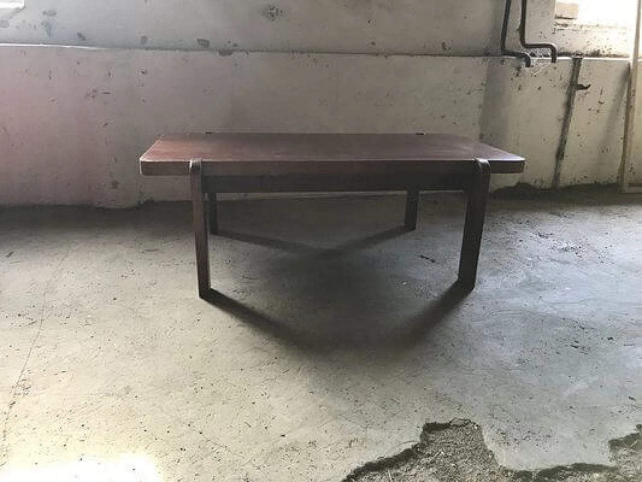 Hungarian wood coffee table, 1970s 3