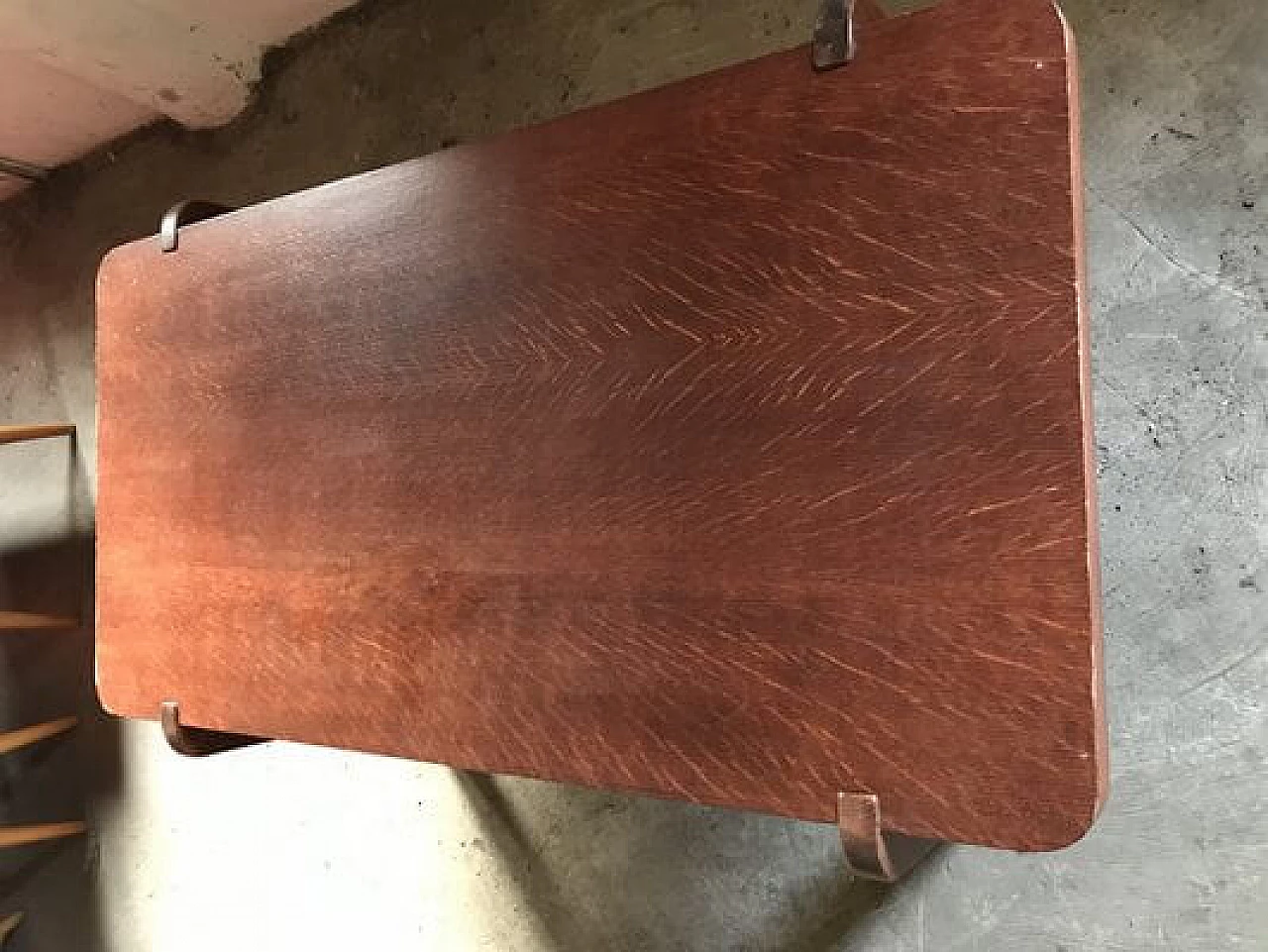 Hungarian wood coffee table, 1970s 4