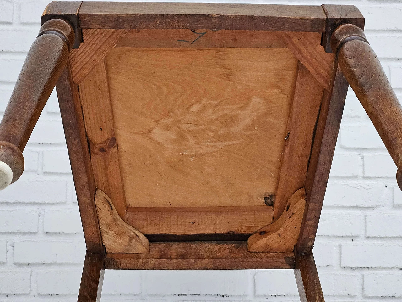 6 Sedie scandinave in quercia e pelle, anni '30 14