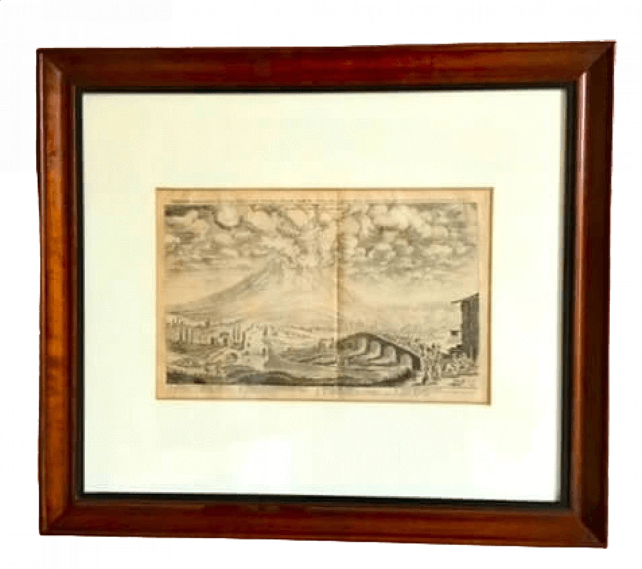 J. von Sandrart and M. Merian, Eruption of Vesuvius, engraving, 17th century 10