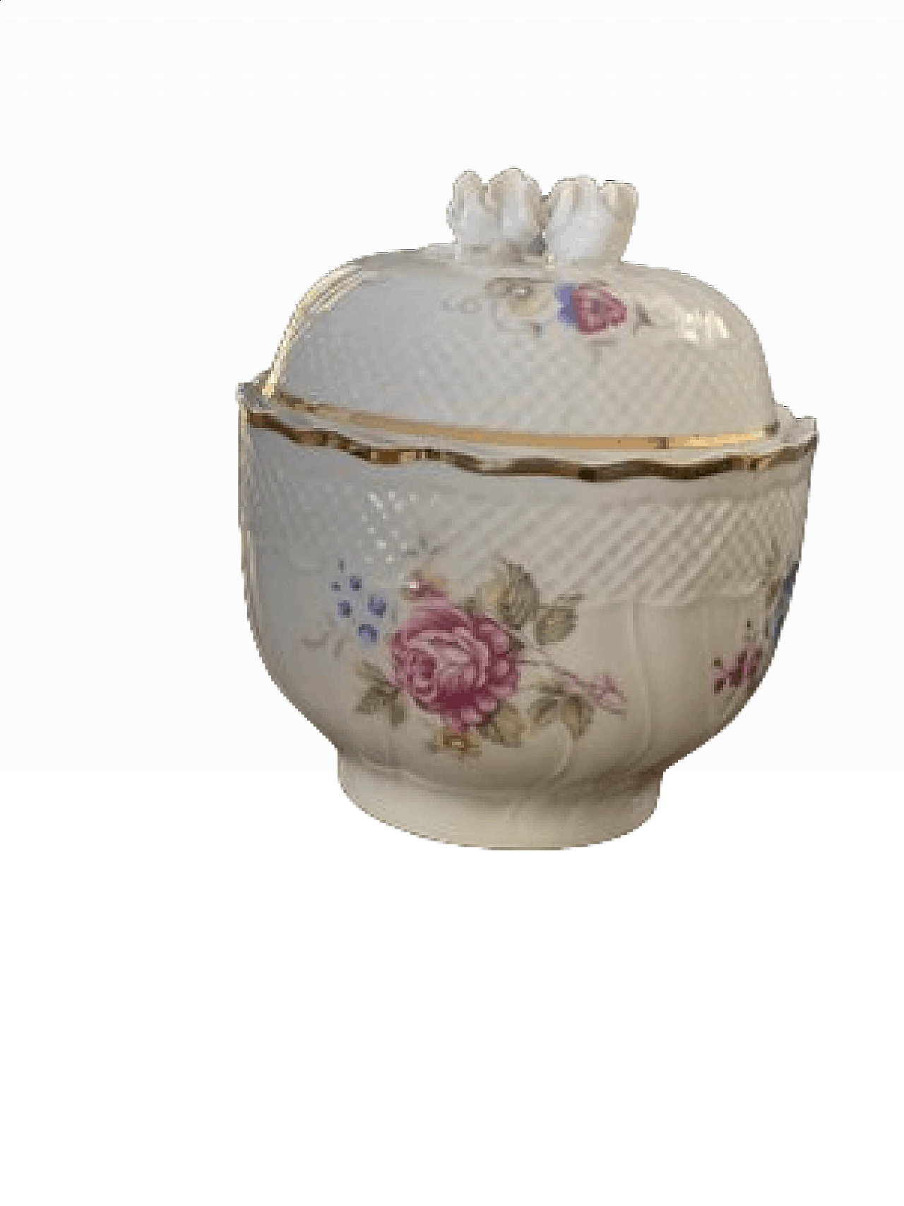 Porcelain box with lid by Hollóháza 6
