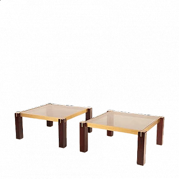 Pair of Faraone coffee tables by Renato Polidori for Skipper, 1960s