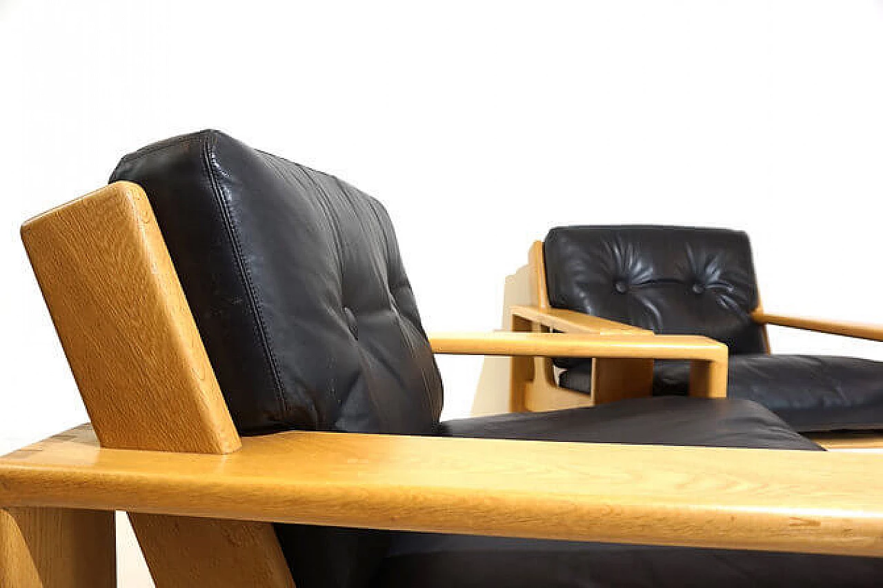 Coppia di poltrone Bonanza di Esko Pajamies per Asko, anni '60 15