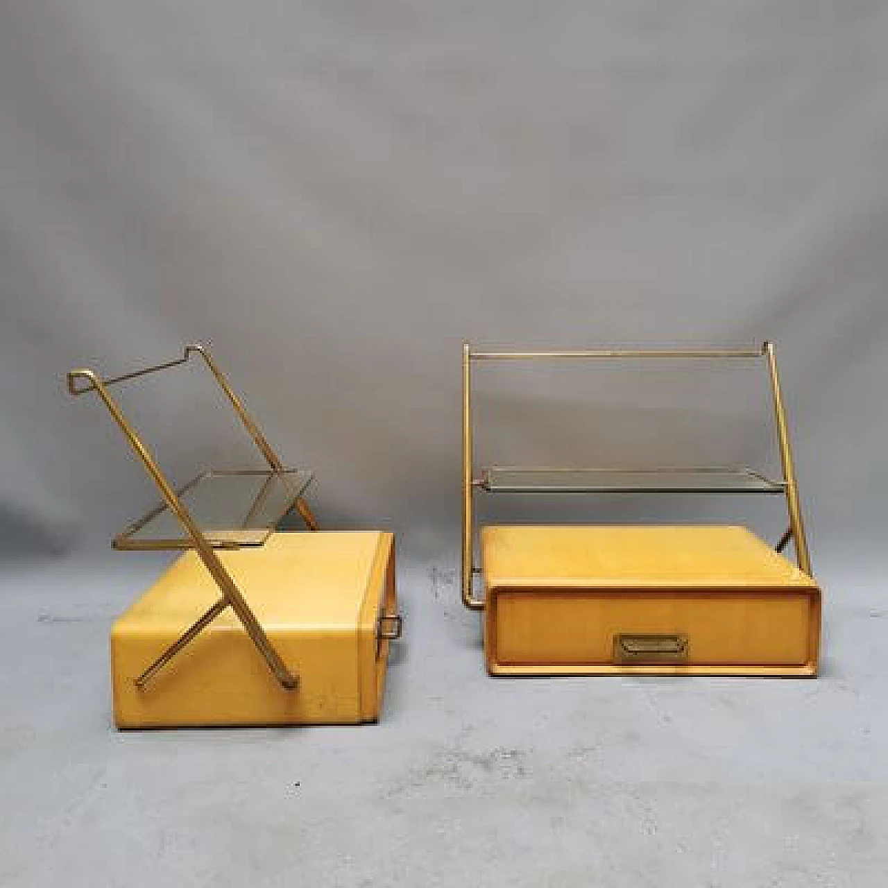 Pair of nightstands by Silvio Cavatorta, 1950s 16