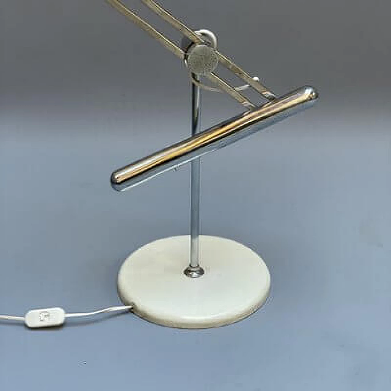 Lampada da tavolo in metallo e plastica di Goffredo Reggiani, anni '70 6