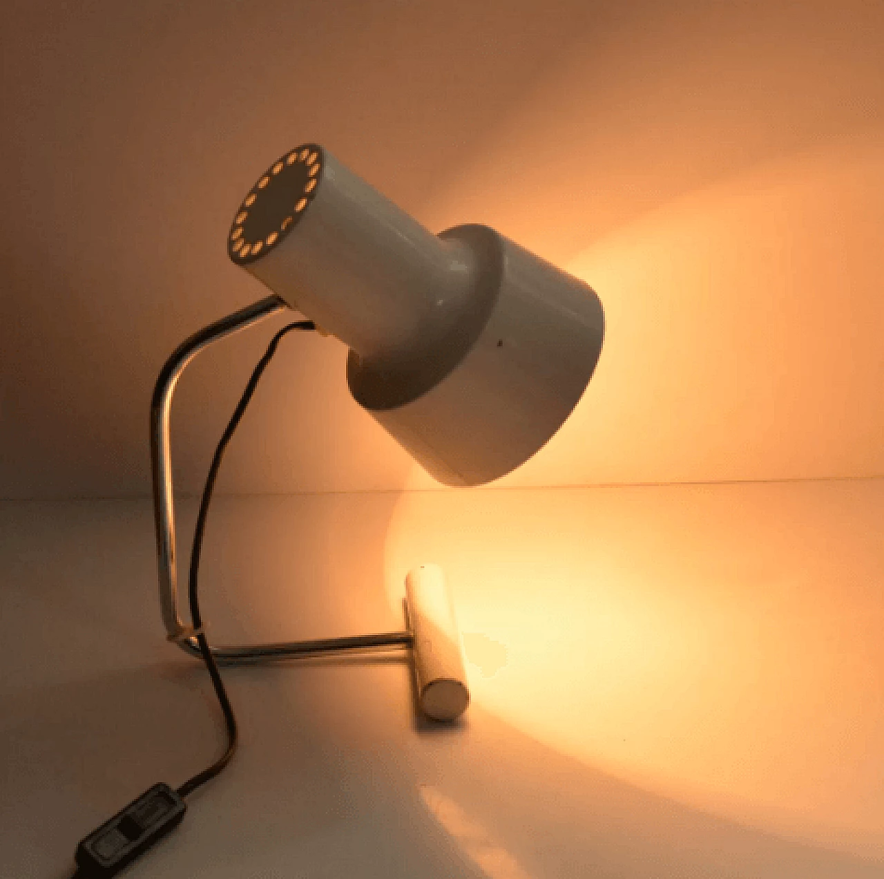 Metal table lamp by Josef Hurka for Napako, 1960s 2