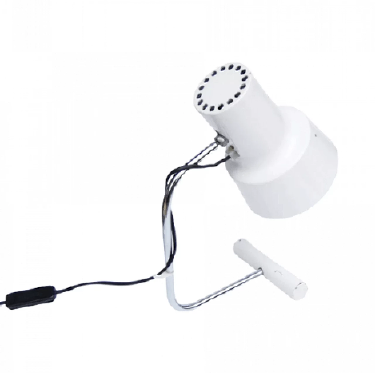 Metal table lamp by Josef Hurka for Napako, 1960s 10