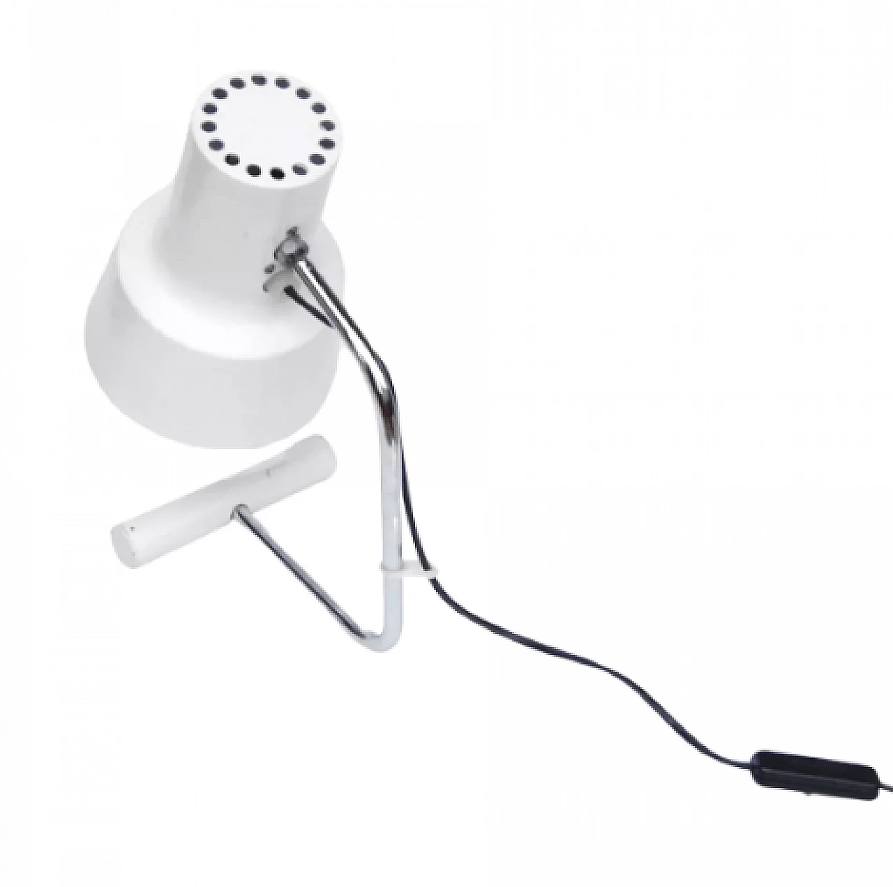 Metal table lamp by Josef Hurka for Napako, 1960s 15