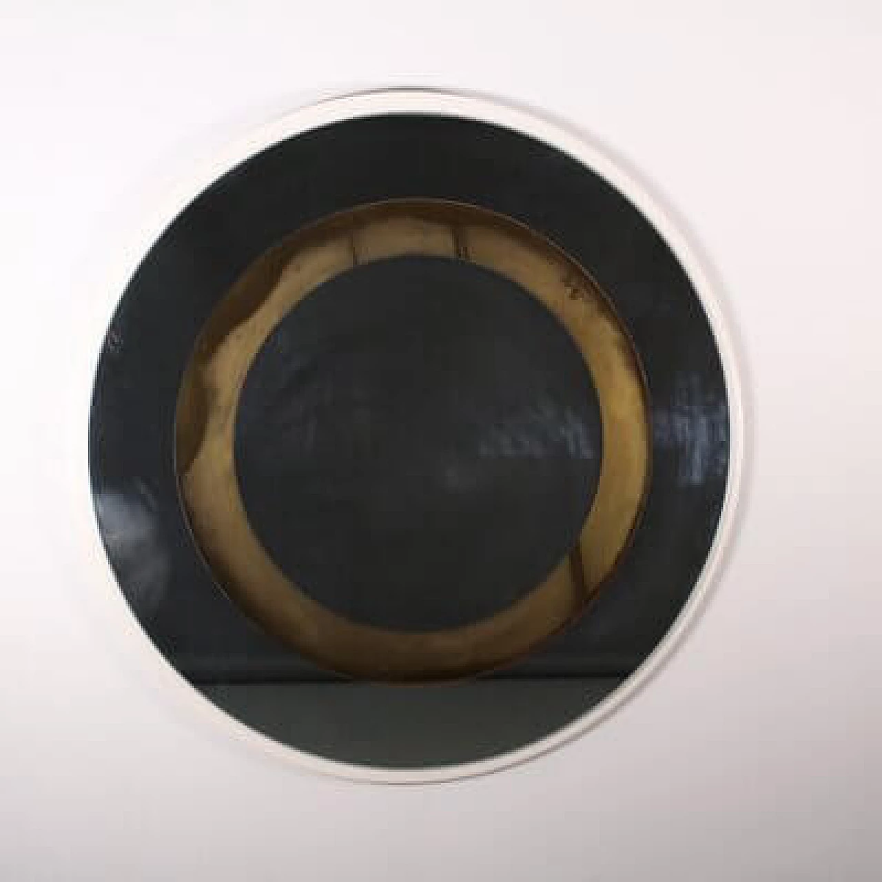 Round wall mirror by Cristal Art, 1970s 1