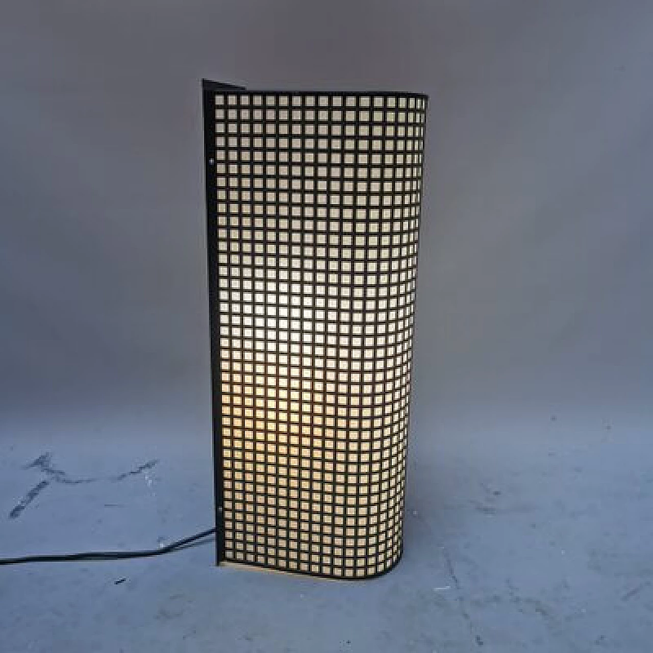 Pair of metal wall lights by Bieffeplast, 1980s 4