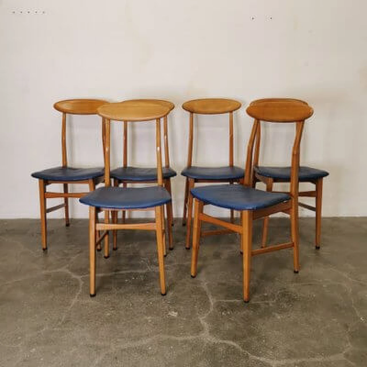 6 Chairs by Sorgente del Mobile, 1970s 1
