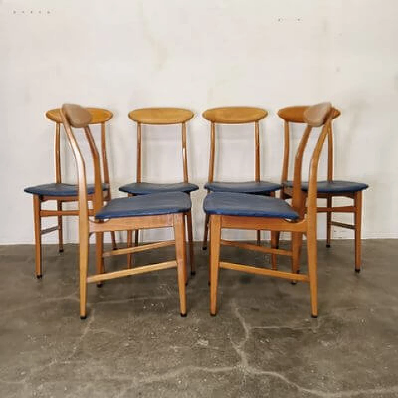 6 Chairs by Sorgente del Mobile, 1970s 3