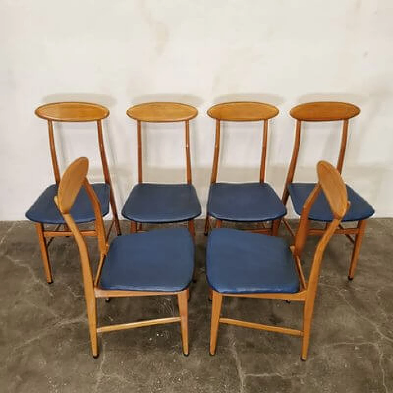 6 Chairs by Sorgente del Mobile, 1970s 4