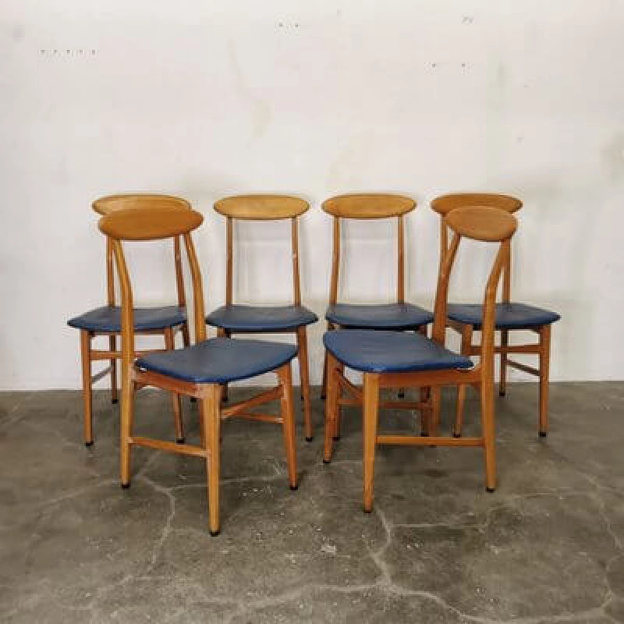 6 Chairs by Sorgente del Mobile, 1970s 5
