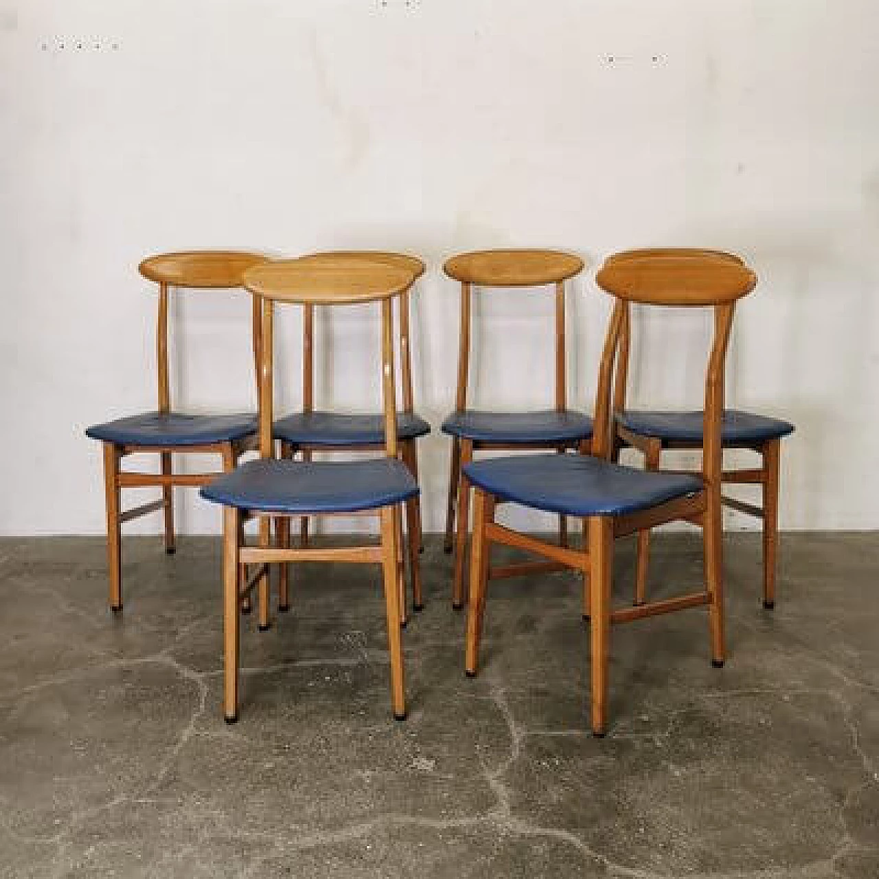 6 Chairs by Sorgente del Mobile, 1970s 6