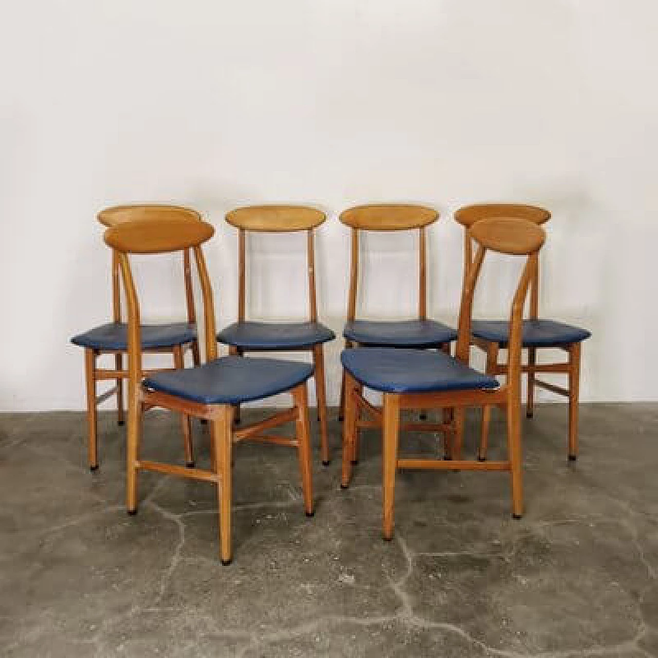 6 Chairs by Sorgente del Mobile, 1970s 9