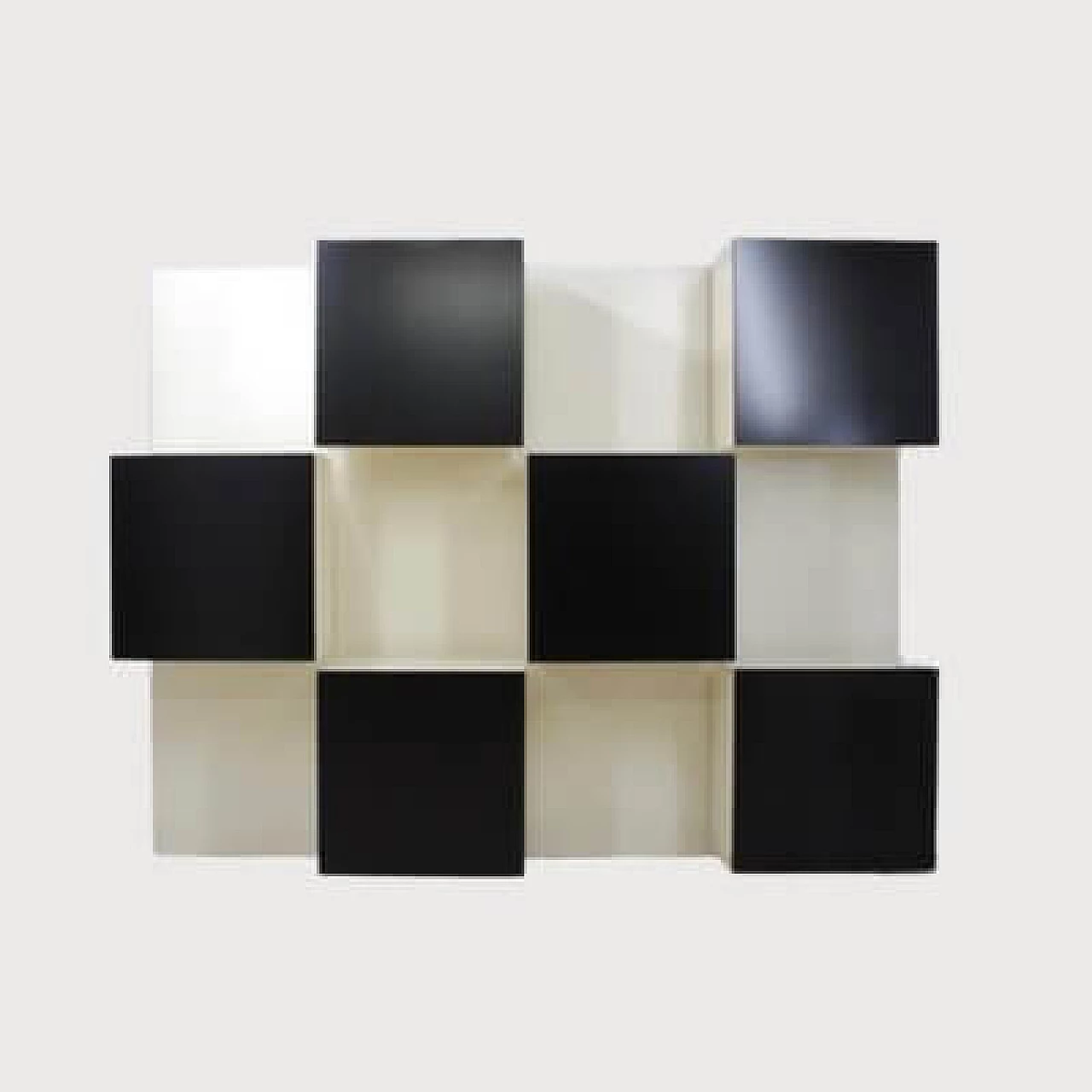 Backlit bookcase by Roberto Monsani for Acerbis, 1980s 1