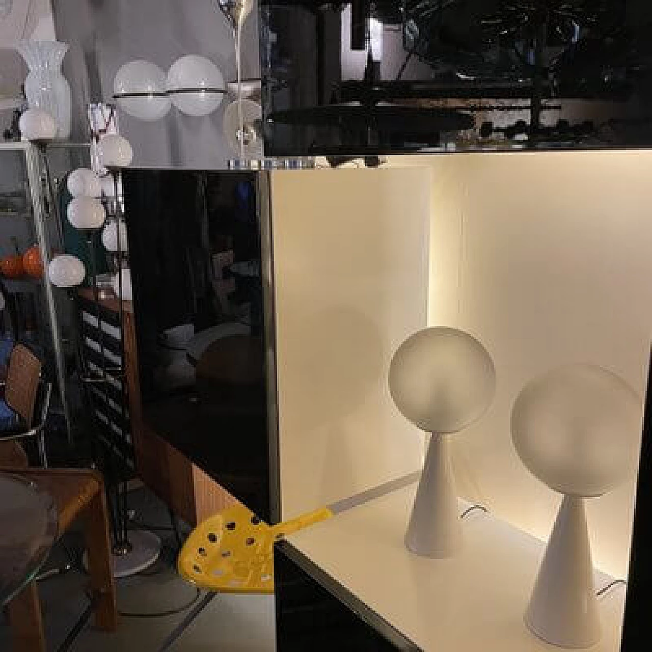 Backlit bookcase by Roberto Monsani for Acerbis, 1980s 2