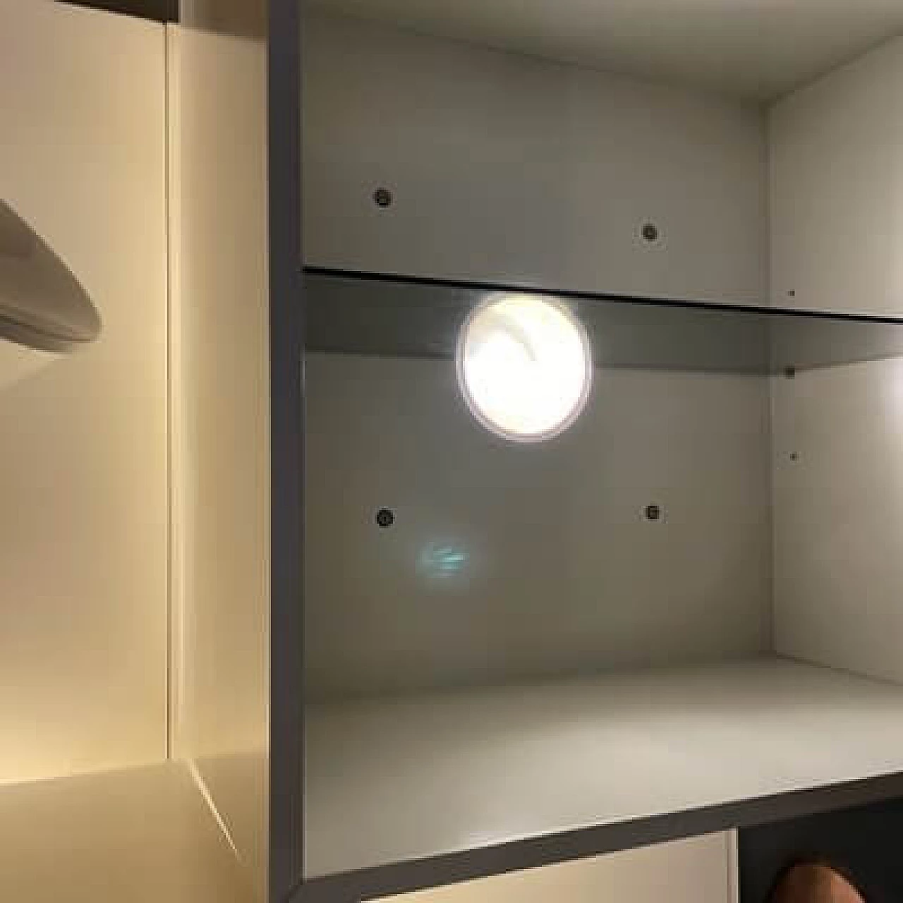 Backlit bookcase by Roberto Monsani for Acerbis, 1980s 3