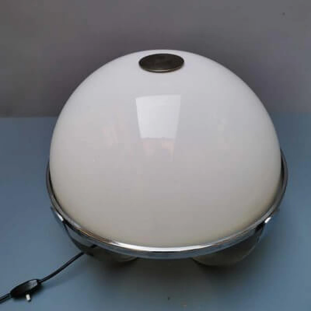 Lampada da tavolo in metallo e plastica di Goffredo Reggiani, anni '50 2