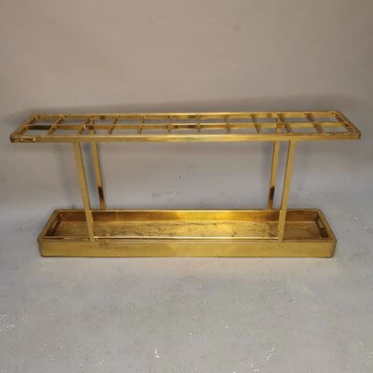 Brass umbrella stand, 1950s 1