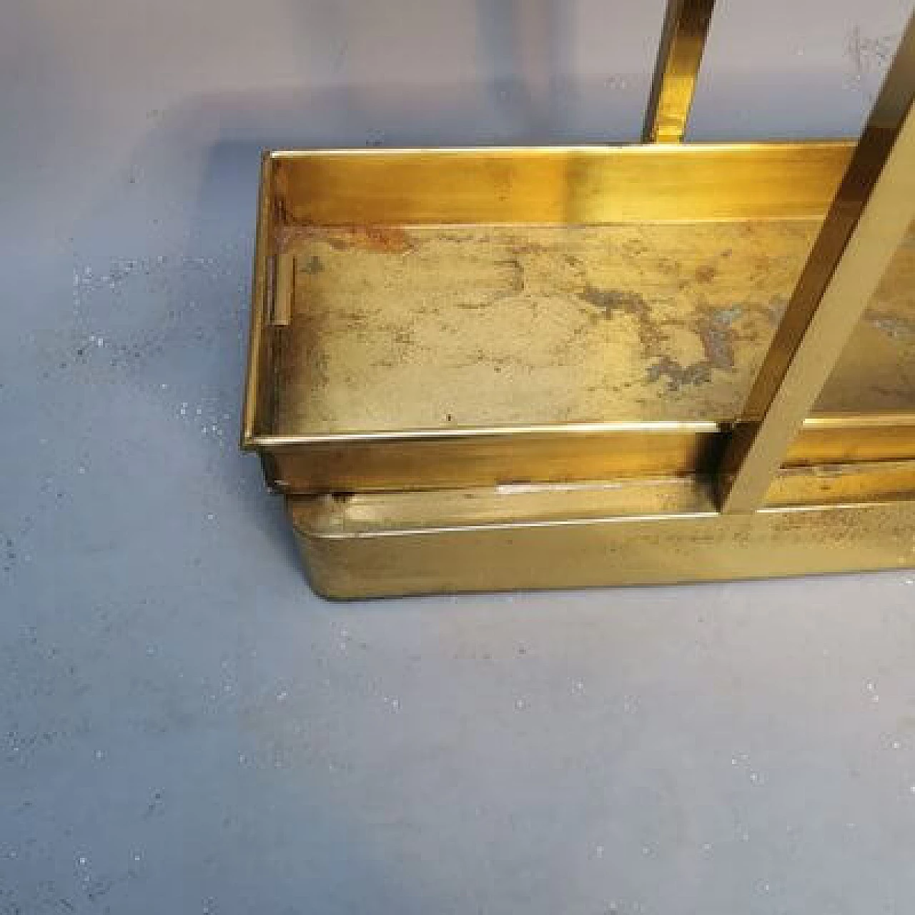 Brass umbrella stand, 1950s 2