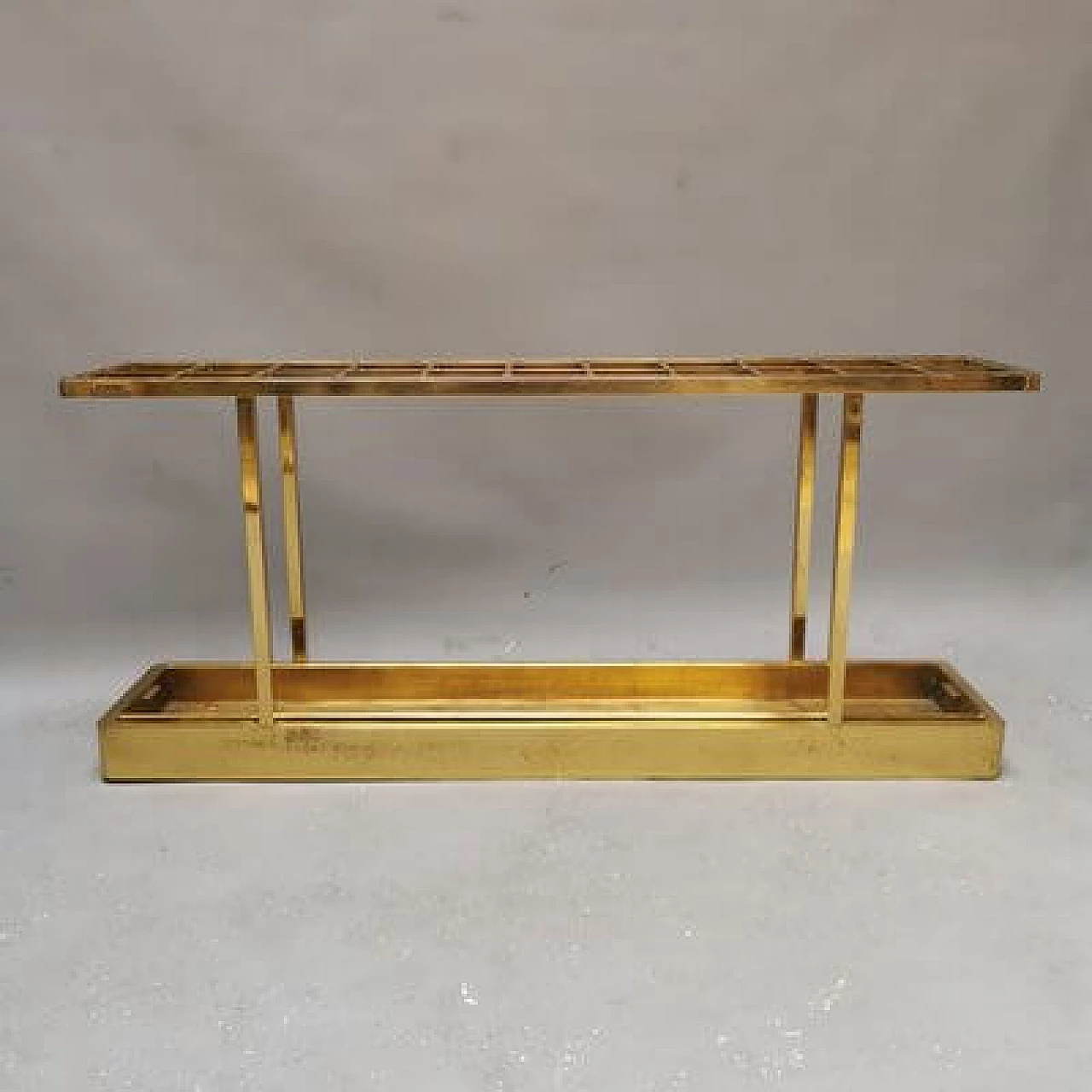 Brass umbrella stand, 1950s 5