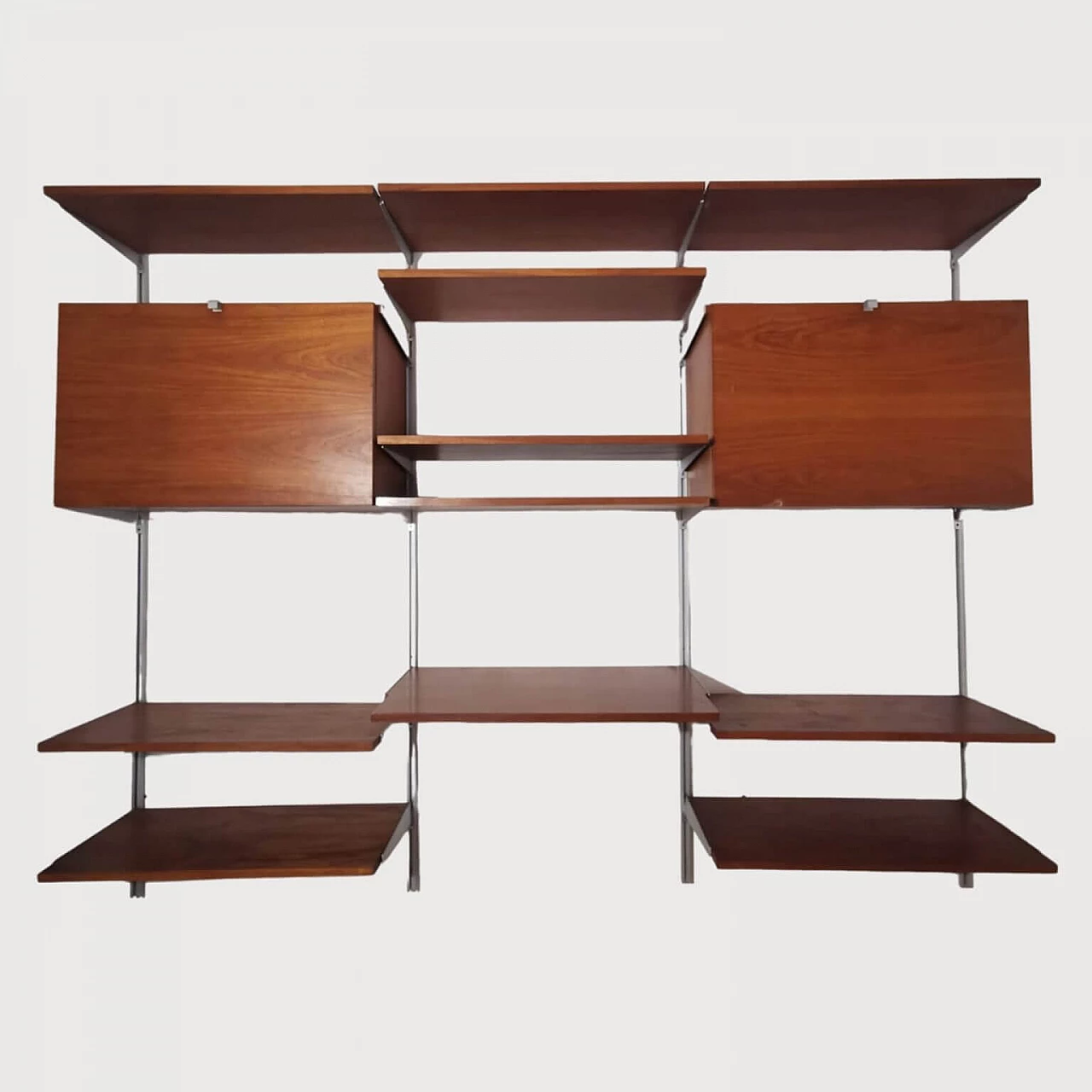 CSS wall-mounted bookcase by Nelson for De Padova, 1980s 1