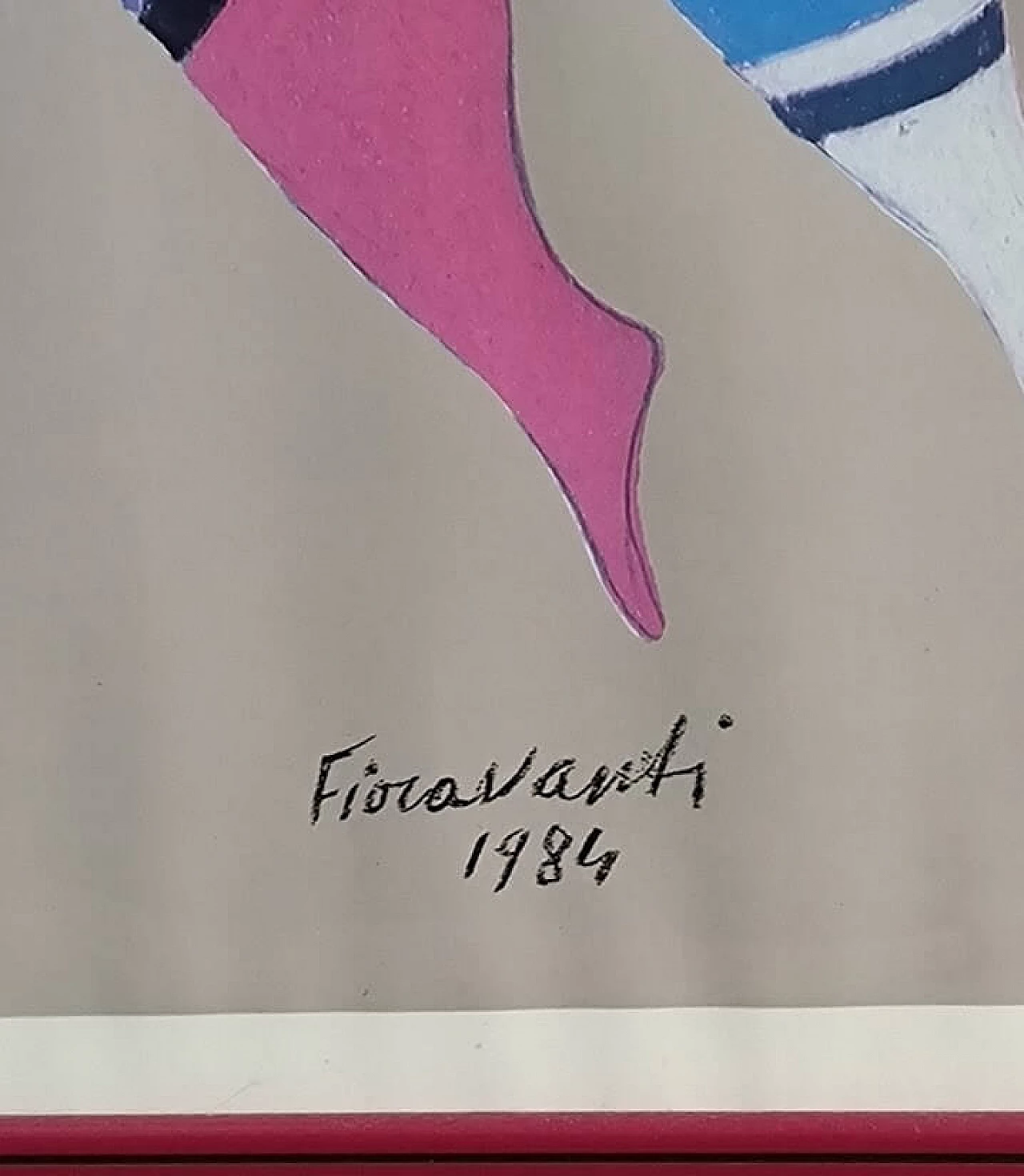 Ervardo Fioravanti, Ballerine, tecnica mista, anni '70 4