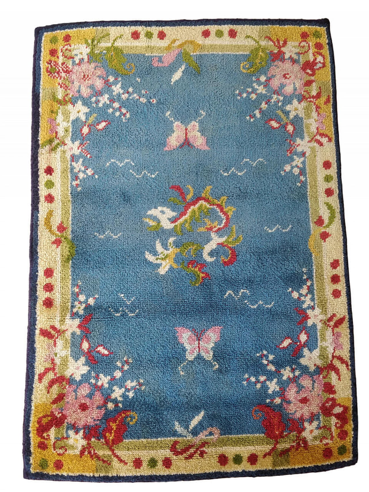 French Art Deco Cogolin rug, 1950s 1