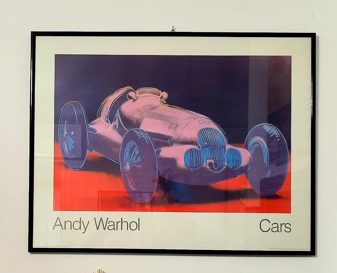 Poster by Andy Warhol for Mercedes Benz Exhibition, 1980s 1