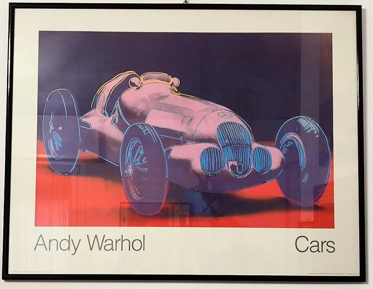 Poster by Andy Warhol for Mercedes Benz Exhibition, 1980s 2
