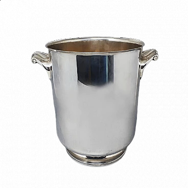 Ormessin silver plated ice bucket by Christofle, 1950s