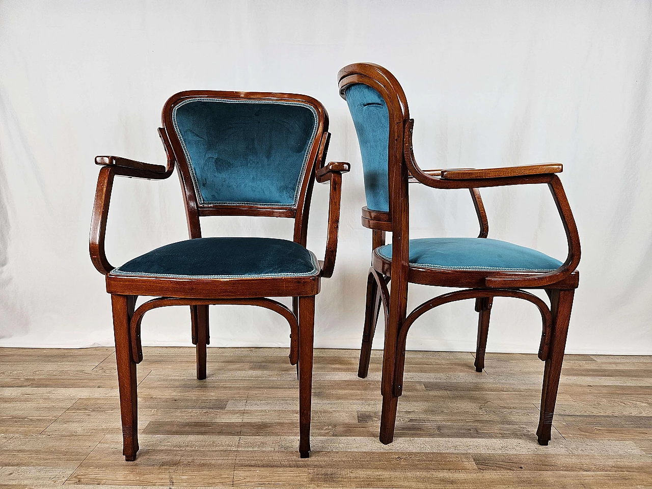Sofa and pair of armchairs by Jacob & Josef Kohn, 1920s 40