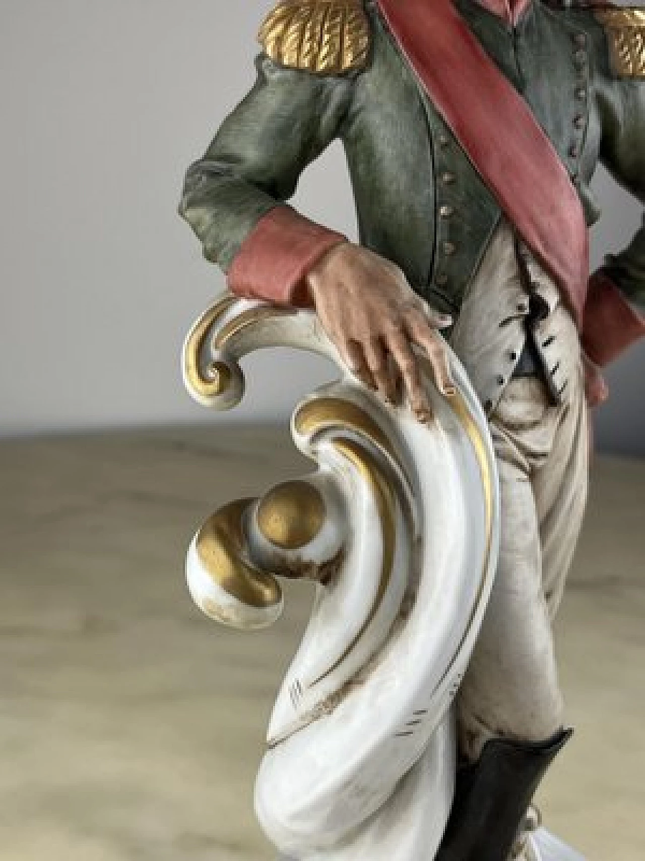 Porcelain and bronze statuette representing Napoleon by Ticke, 1990 12
