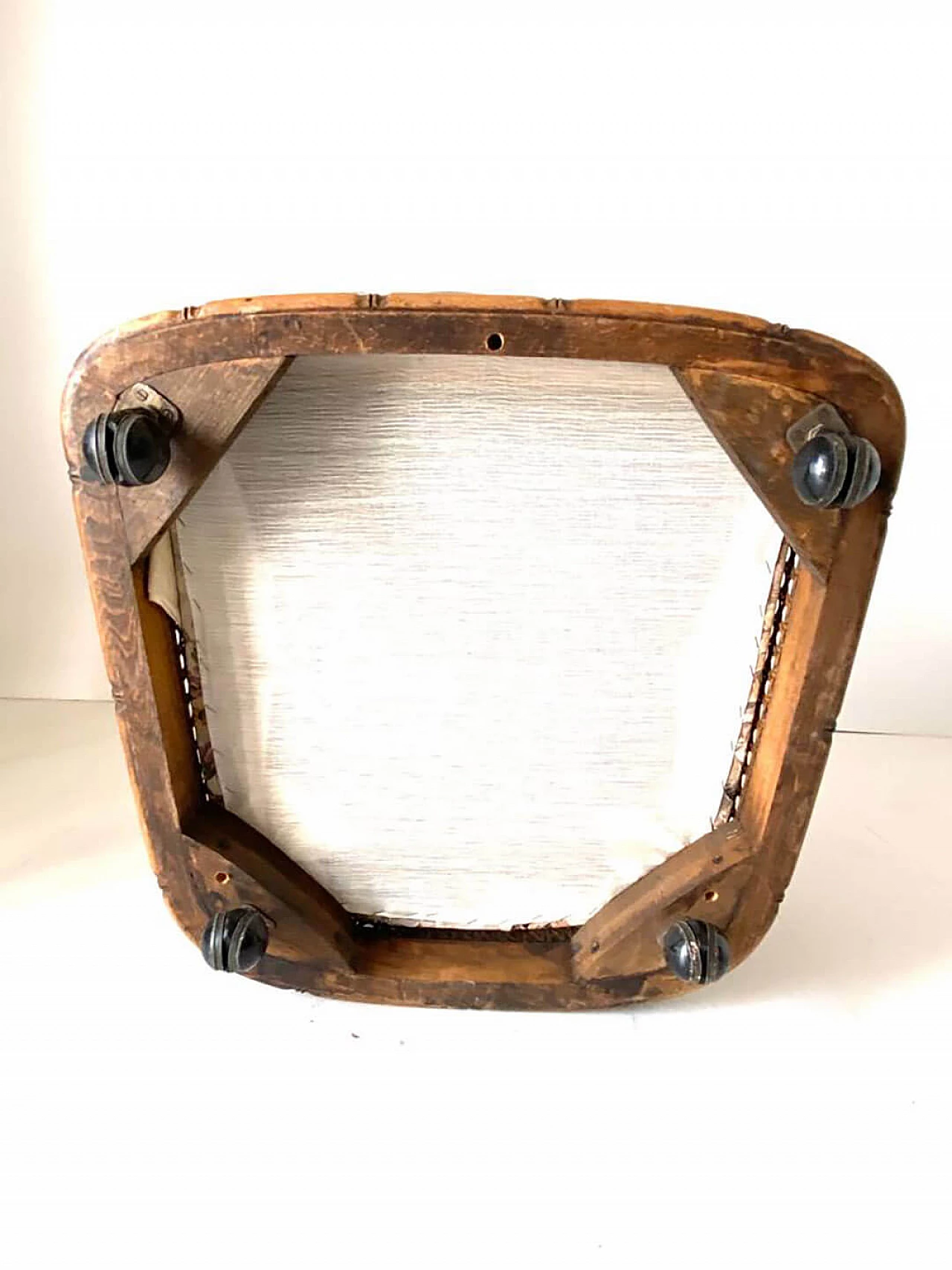 3 Poltrone in finto bambù e vimini di Giorgetti, anni '70 11